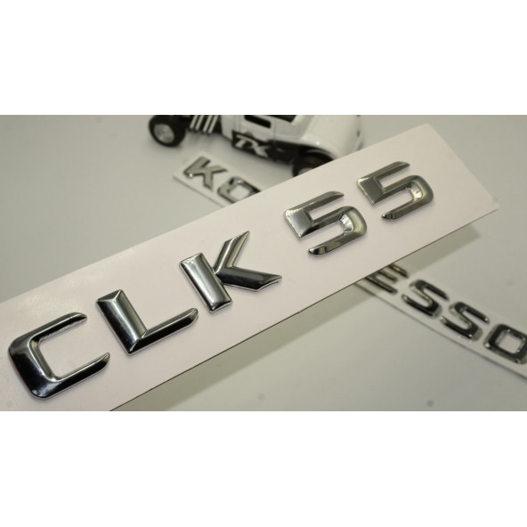 Benz CLK 55 Kompressor Bagaj Krom Metal 3M 3D Yazı Logo ürün görseli 1