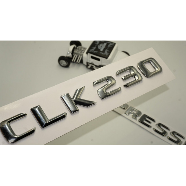 Benz CLK 230 Kompressor Bagaj Krom Metal 3M 3D Yazı Logo ürün görseli 1