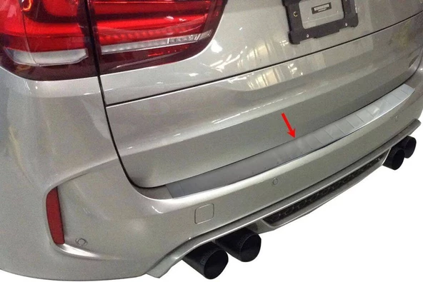 OMSA Bmw X5 Krom Arka Tampon Eşiği Taşlı 2015-2018 Arası ürün görseli 1