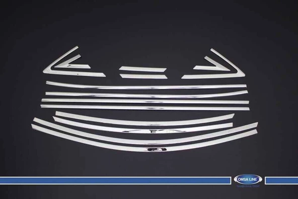 OMSA Hyundai Accent Blue Krom Cam Çerçevesi 14 Parça 2011-2017 Arası ürün görseli 1