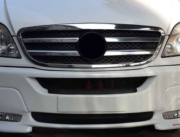 OMSA Mercedes Sprinter W906 Krom Ön Panjur Çerçevesi 2 Parça 2013-2018 Arası ürün görseli 1