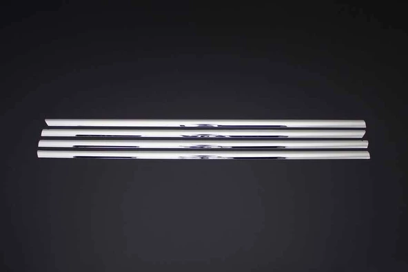 OMSA Mitsubishi Lancer HB Krom Cam Alt Çıtası 4 Parça 2007-2017 Arası ürün görseli 1
