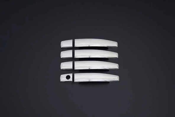 OMSA Opel Astra H Sedan Krom Kapı Kolu 4 Kapı Desenli 2009-2013 Arası ürün görseli 1