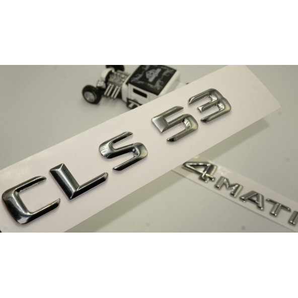 Benz CLS 53 4Matic Bagaj Krom Metal 3M 3D Yazı Logo ürün görseli 1