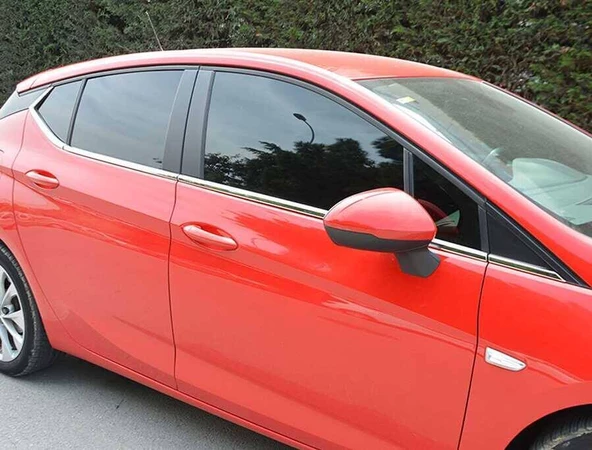 OMSA Opel Astra K HB Krom Cam Alt Çıtası 8 Parça 2015-2021 Arası ürün görseli 1
