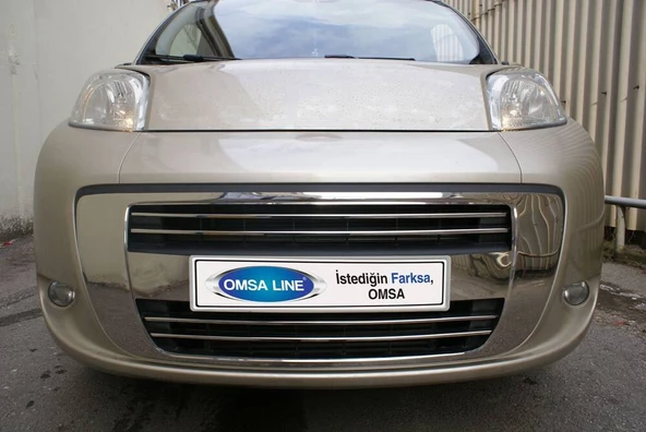 OMSA Peugeot Bipper Krom Ön Tampon Çıtası 4 Parça 2008 ve Sonrası ürün görseli 1