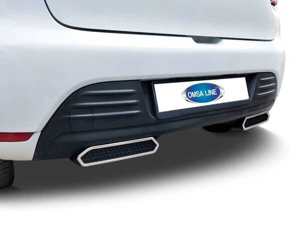 Renault Clio 4 Arka Difüzör 2 Parça 2012-2019 Arası - Resim 2