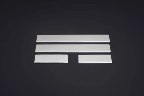 OMSA Renault Clio 4 Krom Kapı Eşiği 4 Parça Taşlı 2012-2019 Arası ürün görseli 1
