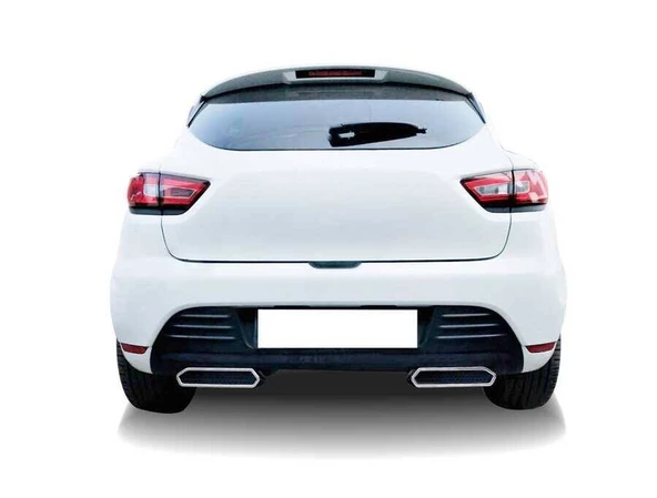 Renault Clio 4 Arka Difüzör 2 Parça 2012-2019 Arası ürün görseli 1