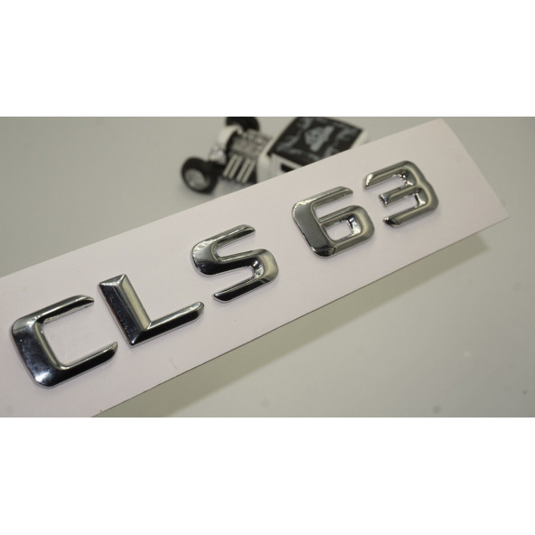 Benz CLS 63 Bagaj Krom Metal 3M 3D Yazı Logo ürün görseli 1