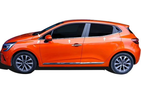 OMSA Renault Clio 5 Krom Cam Alt Çıtası 8 Parça 2019-2025 Arası ürün görseli 1