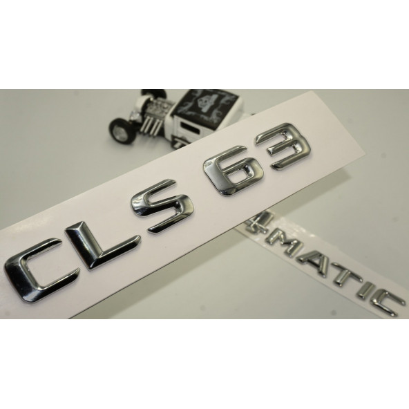 Benz CLS 63 4Matic Bagaj Krom Metal 3M 3D Yazı Logo ürün görseli 1