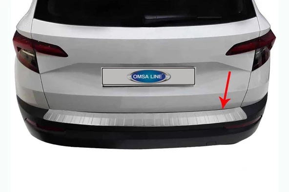 OMSA Skoda Karoq Krom Arka Tampon Eşiği Taşlı 2017 ve Sonrası ürün görseli 1