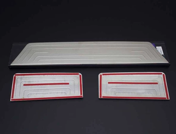 OMSA VW T5 Multivan Krom Kapı Eşiği 3 Parça (Taşlı) 2003 ve Sonrası - Resim 2