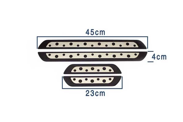 OMSA VW Amarok Kapı Eşiği Dotline 4 Parça Yazısız 2010-2021 Arası ürün görseli 1