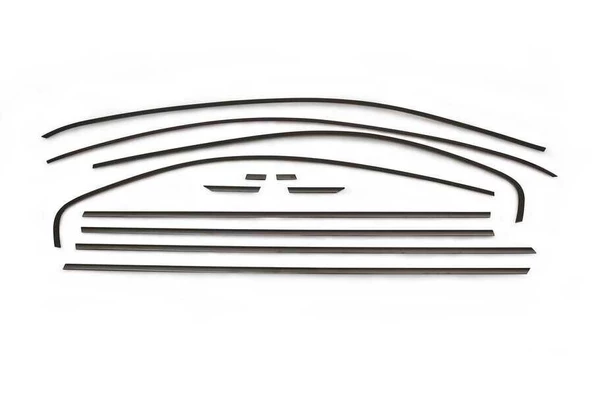 OMSA VW Jetta Sedan Siyah Krom Cam Çerçevesi 12 Parça 2010-2018 Arası ürün görseli 1