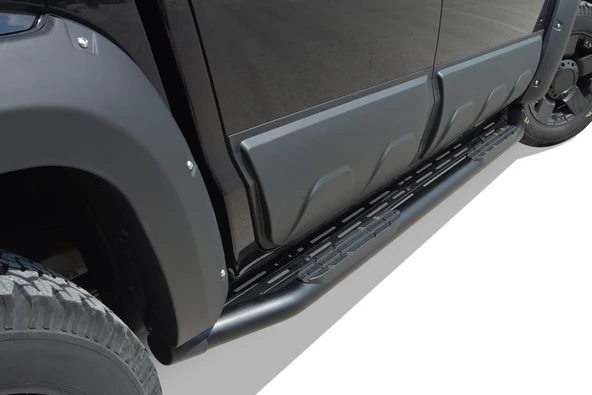 OMSA VW Amarok Amazon Yan Basamak Çap:76 Siyah 2010-2021 Arası ürün görseli 1