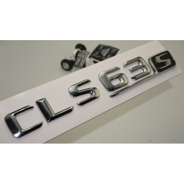 Benz CLS 63S Bagaj Krom Metal 3M 3D Yazı Logo ürün görseli 1