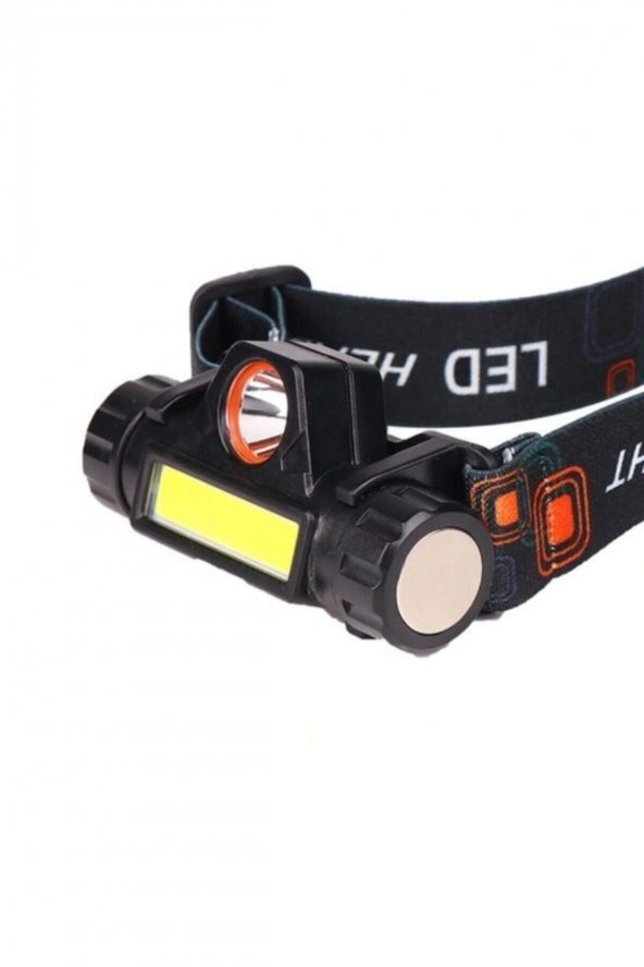 Lümen 1200 Cob Led Şarjlı Çalışma Lambası Kafa Feneri Kafa Lambası ürün görseli 1