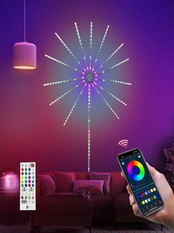 gaman RGB Sese Duyarlı Bluetootlu Ekolayzer USB Girişli Gökkuşağı Led ürün görseli 1