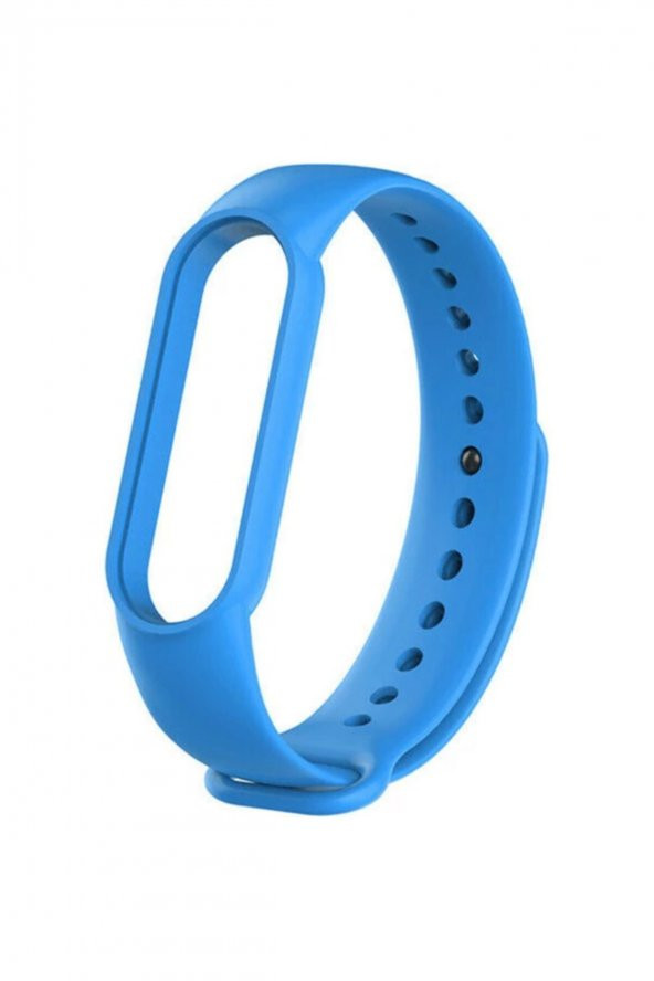 gaman Mi Band 5 - 6 Uyumlu Silikon Akıllı Bileklik Kordonu - Mavi ürün görseli 1
