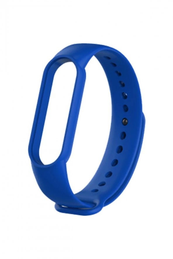 gaman Mi Band 5 - 6 Uyumlu Silikon Akıllı Bileklik Kordonu - Koyu Mavi ürün görseli 1