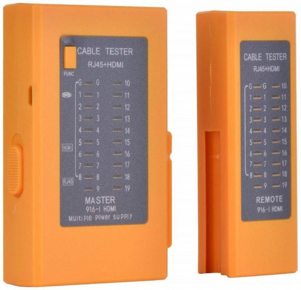 916-1 HDMI+RJ45 Test Cihazı ürün görseli 1