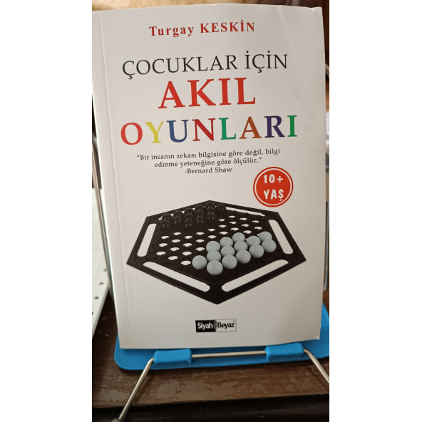 Çocuklar İçin Akıl Oyunları 10+ Yaş Yazar: Turgay Keskin Yayınevi: Siyah Beyaz ürün görseli 1