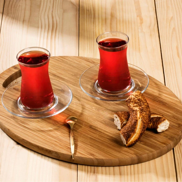 Paşabahçe heybeli çay bardağı takımı - çay seti takımı 12 parça ürün görseli 1