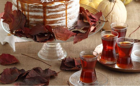 Lav derin çay takımı seti çay tabağı + çay bardağı 12 prç. ürün görseli 1