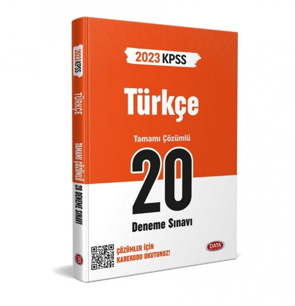 KPSS Türkçe 20 Deneme Data Yayınları ürün görseli 1