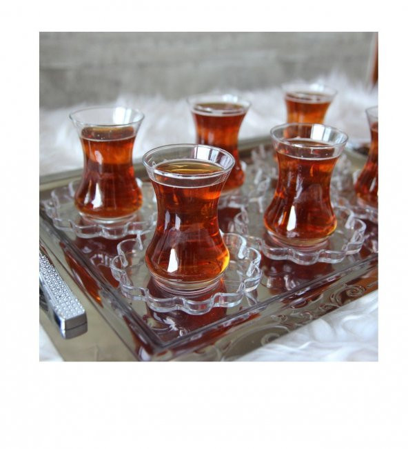 Paşabahçe 96293 melis çay seti - çay bardağı çay tabağı takımı 12 prç. ürün görseli 1
