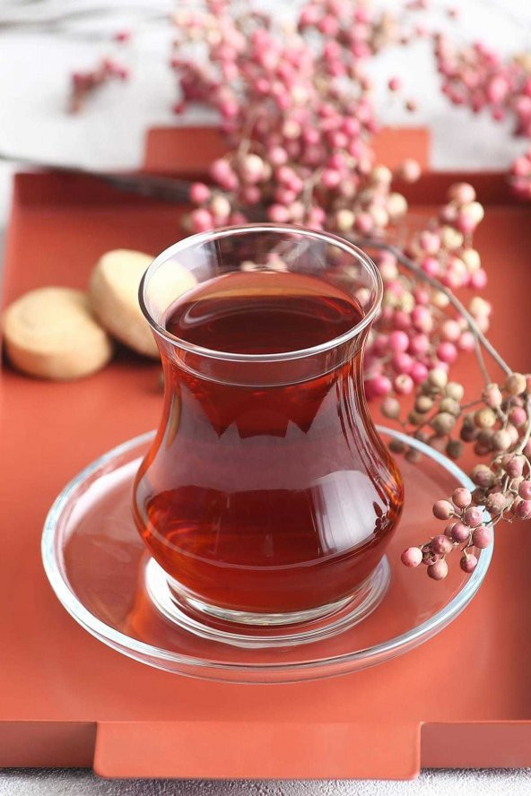 Lav eda çay seti çay takımı - çay bardağı takımı tabağı 12 prç. ürün görseli 1