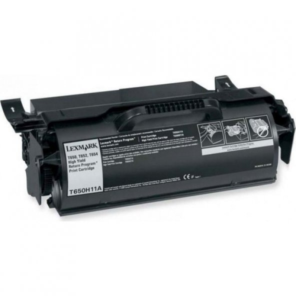 Eko Kartuş Lexmark T650 -T652-T654-T656 (T650H11E) 25000 Sayfa Siyah Muadil Toner ürün görseli 1