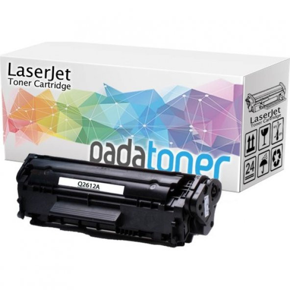 Hementoner Hp Q2612a (12A) Muadil Siyah Toner ürün görseli 1