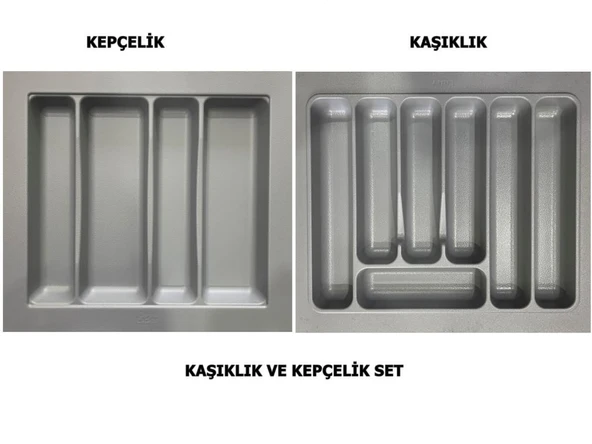 LİDER 55*49 Çekmece İçi Kepçelik ve 55*49 Kaşıklık İkili Set ürün görseli 1