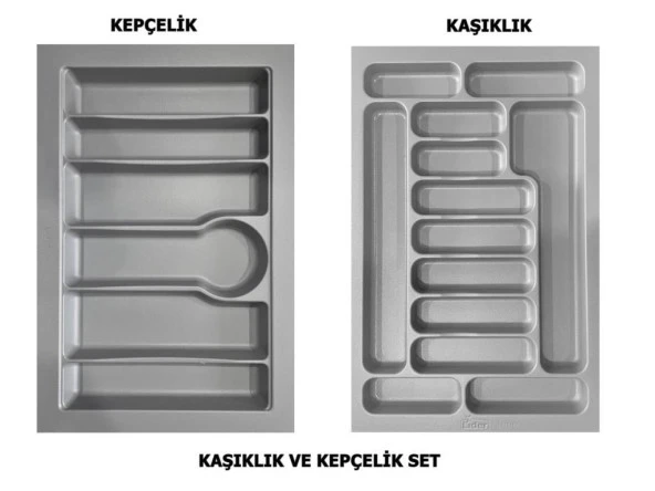 LİDER 75*49 Çekmece İçi Kepçelik ve 75*49 Kaşıklık İkili Set ürün görseli 1