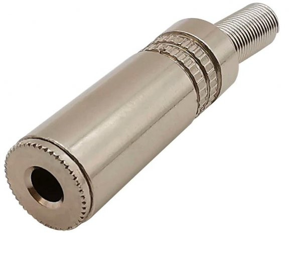 3.5 mm TRS Stereo Dişi Metal Jack ürün görseli 1
