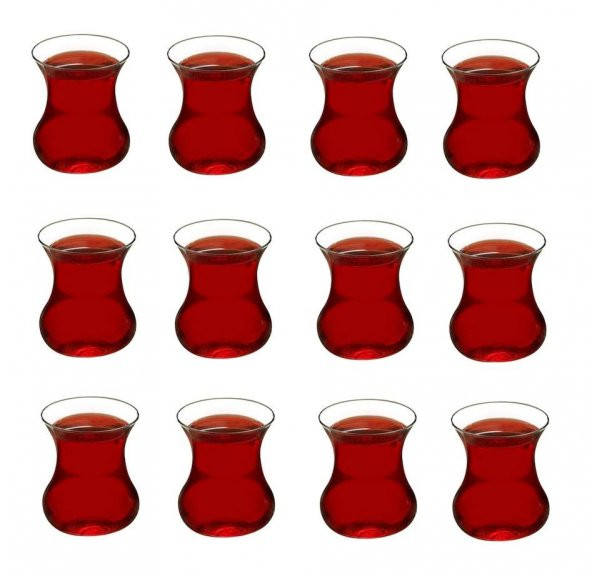 Paşabahçe aurora çay bardak - 12 li cam çay bardağı ürün görseli 1