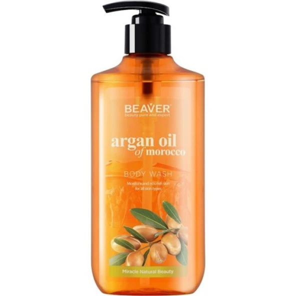Beaver Argan Oil Of Morocco Body Wash Duş Jeli 400 ml ürün görseli 1