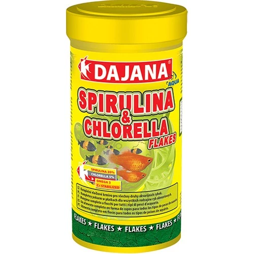 Dajana Spirulina&chlorella Flakes 500 Ml Skt: 05/2027 ürün görseli 1