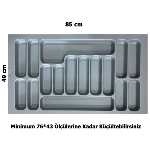 LİDER 85*49 Çekmece İçi Kaşıklık,(76*43 Ölçüsüne Küçülebilir) ürün görseli 1