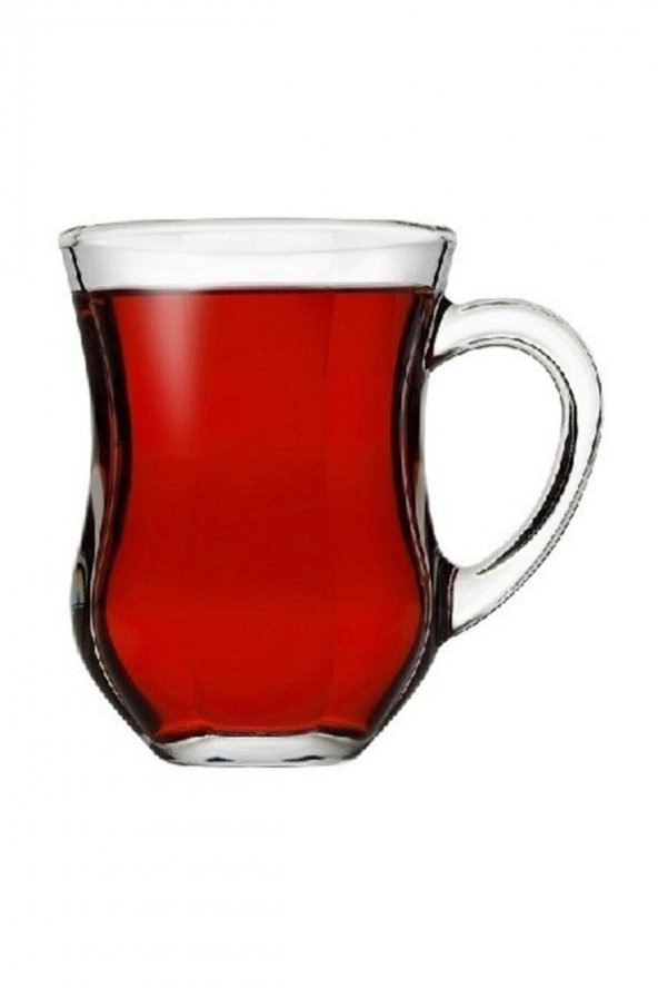 Paşabahçe dem kulplu çay bardak -6 lı çay bardağı ürün görseli 1