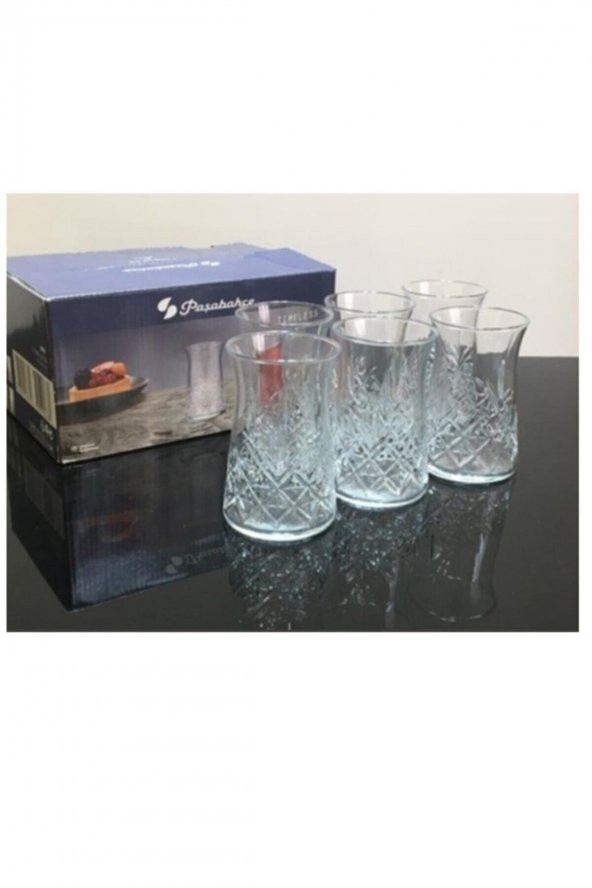Paşabahçe timeless kesme kristal çay bardağı - 6 lı çay bardak ürün görseli 1