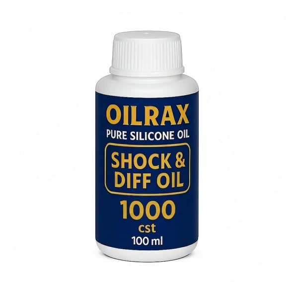 OILRAX PURE SILICONE OIL 1000 CST - SHOCK & DIFF OIL 100 ML ürün görseli 1