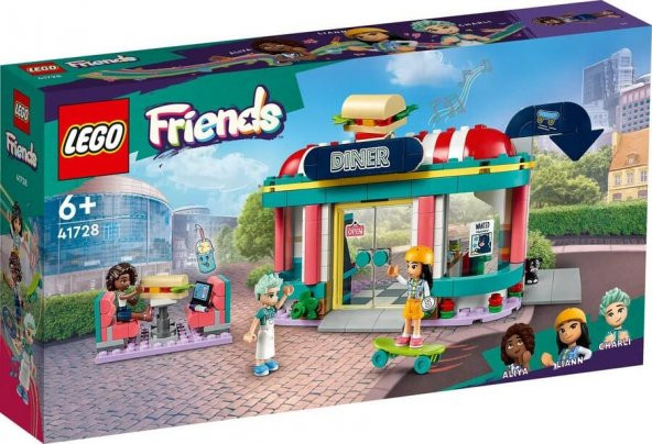LEGO Friends 41728 Heartlake Downtown Diner ürün görseli 1