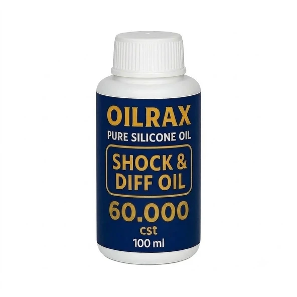 OILRAX PURE SILICONE OIL 60.000 CST - SHOCK & DIFF OIL 100 ML ürün görseli 1