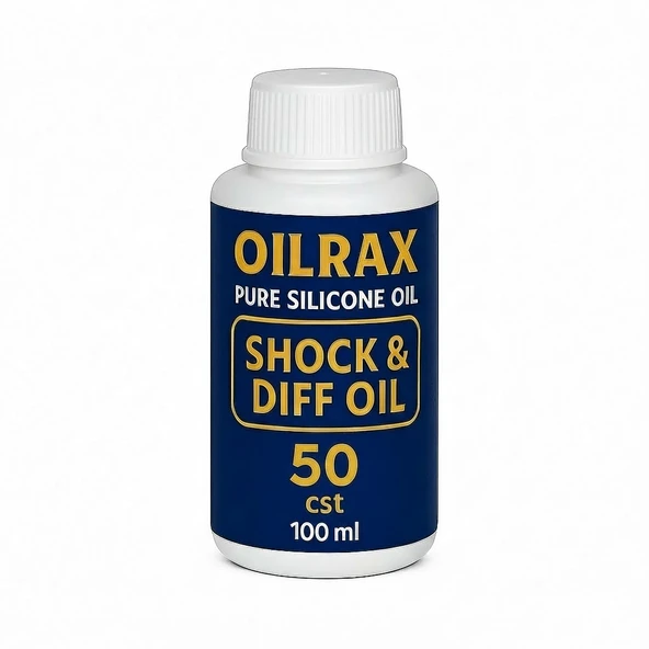 OILRAX PURE SILICONE OIL 50 CST - SHOCK & DIFF OIL 100 ML ürün görseli 1