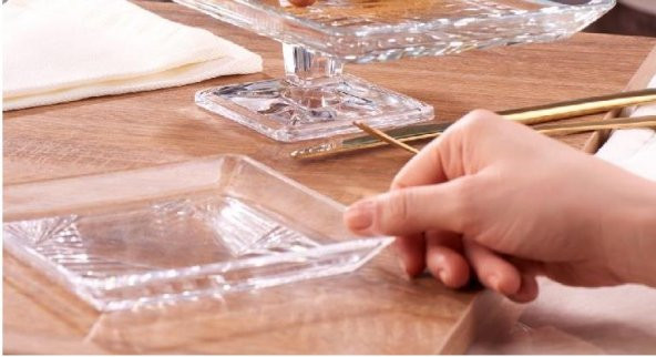 Paşabahçe madlen 2 li kare pasta tabak - servis sunum tabağı 68317 ürün görseli 1