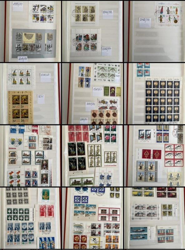 Almanya DDR Pul Koleksiyonu Albümü 620 Adet - Yabancı Pul 016 ürün görseli 1